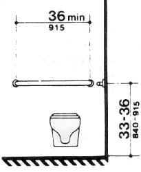 Toilet Stalls - Rear Wall of Standard Wall 